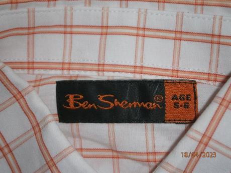 Chlapecká košile s dlouhým rukávem, vel. 122, 122