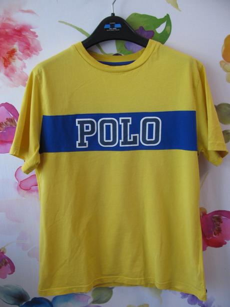 Dětské bavlněné tričko s logem polo, ralph lauren,164