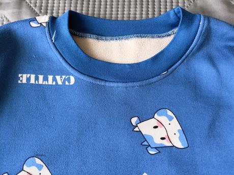 Tepla souprava modrá, 128/134, 128