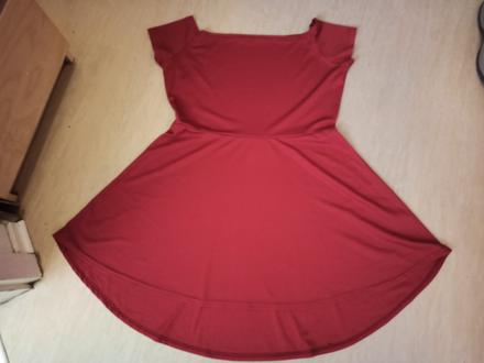 Červené šaty l/xl, xl