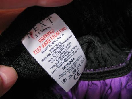 Karneval-černo fialové tylové šaty-malá čarodějka, 