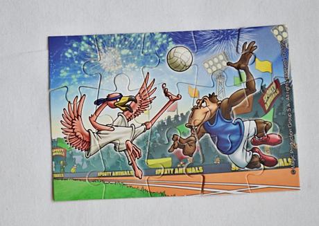 Puzzle z kinder vajíček,