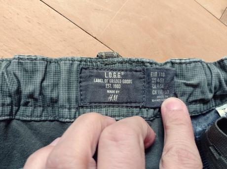 Kalhoty podšité bavlnou 110 h&m, h&m,110