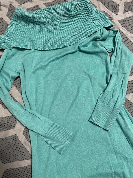 Prodlouzeny damsky svetr-saty, esmara,m