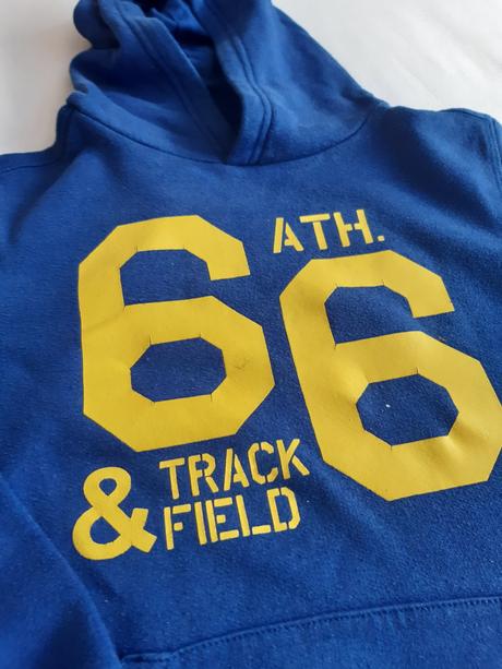 Modrá mikina 7-8 let, f&f,128