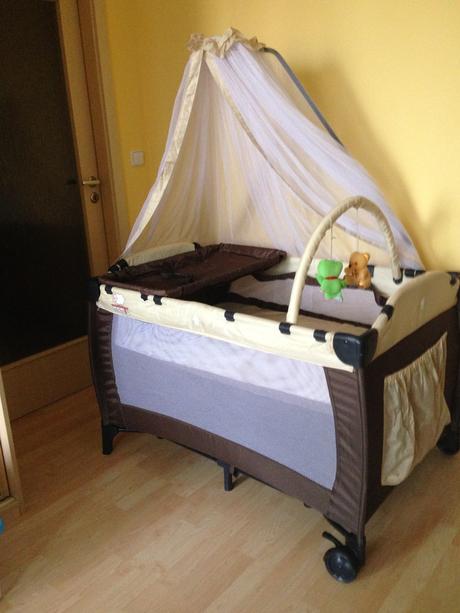 Skládací cestovní dětská postýlka, šířka (cm): 65,délka (cm): 120