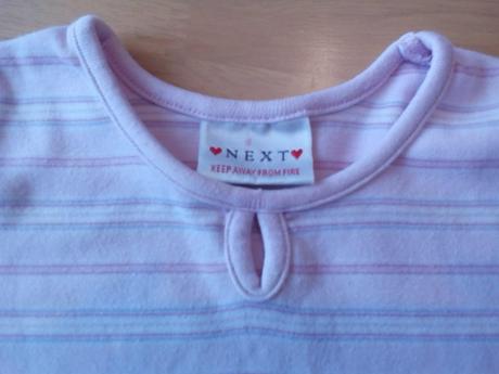 Růžové tričko next., next,80