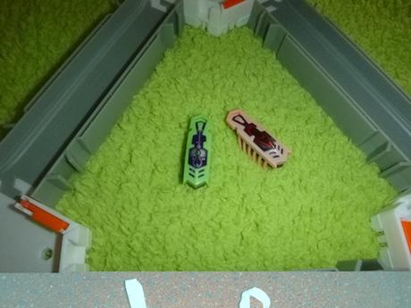 Závodní dráha hexbug + 2x nanobrouk ,