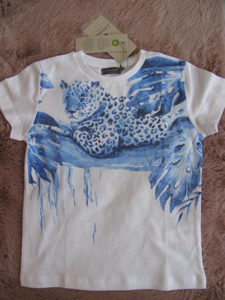 Bílé tričko s levhartem, house,104