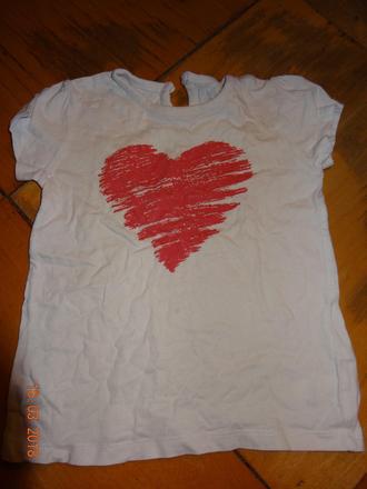 Tričko srdíčka, f&f,92