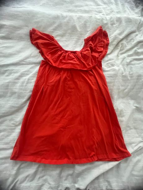 Oranžové letní šaty mohito vel. xl, mohito,xl