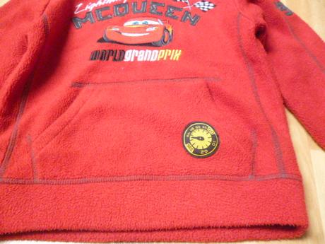 Flís mikina cars vel.5-6, disney,116