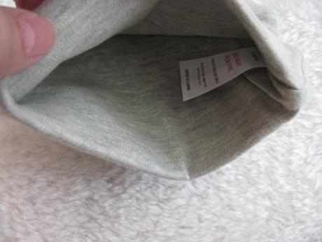 Šedá bavlněná dvojitá čepice, 62