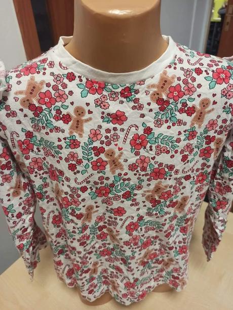 Vánoční tričko - perníček, 128