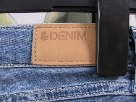 Elastické trhané džíny, skiny denim, denim,32