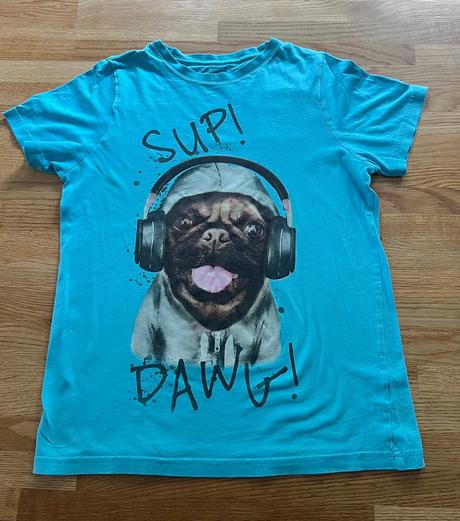 Triko & tričko modré f&f vel. 152/158 (11-12 let), f&f,152