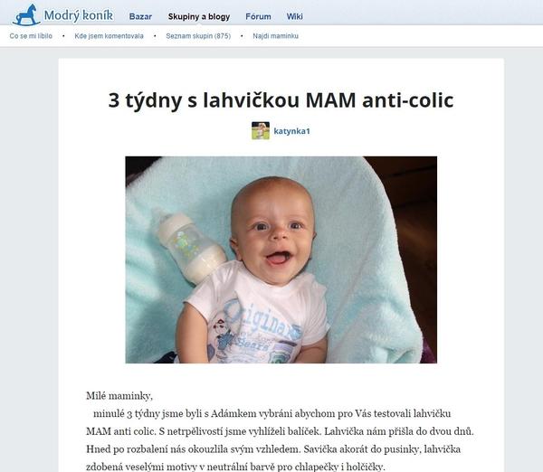 Lahev Anti-Colic na MK