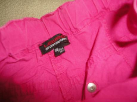 3/4 plátěné kalhoty lewro, vel. 116, lewro,116