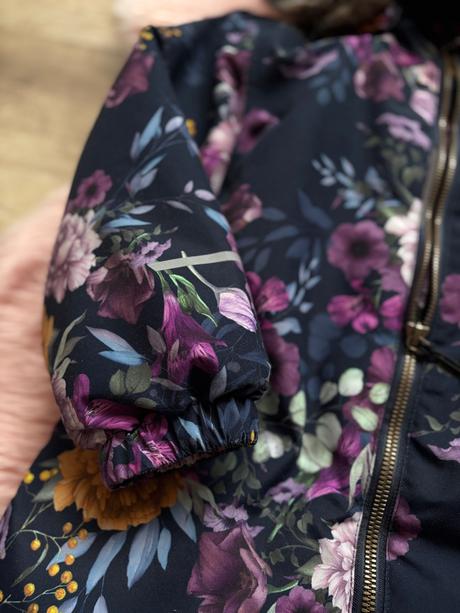 Zimní kombinéza name it s kytičkami, name it,98