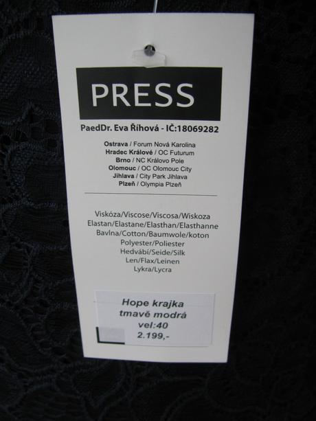 Luxusní dámské, dívčí společenské modré šaty, 40