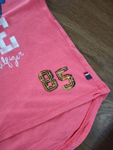 Bavlněné tričko hilfiger, tommy hilfiger,134