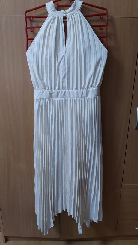 Šaty dámské - smetanové, 40 / l