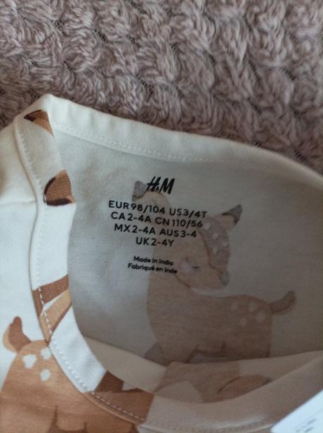 Bavlněné šaty s kolouškem h&m vel.98/104 - nové, h&m,98 / 104