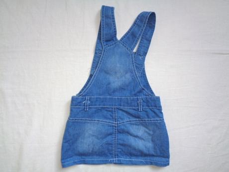 Nádherná laclová sukně z odlehčené rifloviny, 80