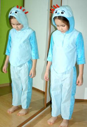 Karnevalový kostým duch iggle piggle,