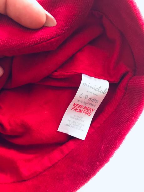 Čepička sametová - v.6/9 měs., miniclub,74