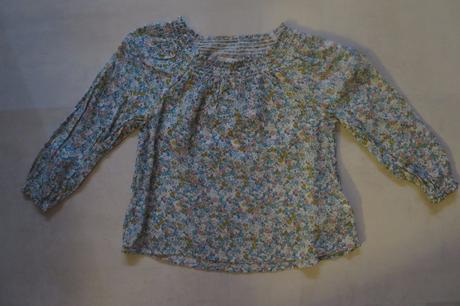 Kytičkovaná lehounká letní blůzka, h&m,92