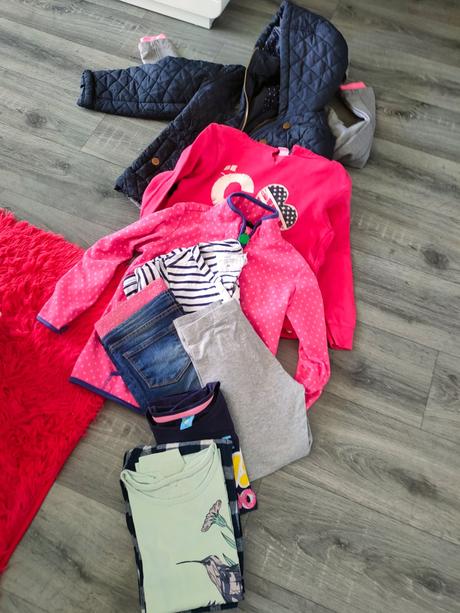 Bundy dívčí, mix oblečení, 122–134