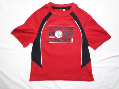 Luxusní červenočené sportovní tričko pro basketbal, 116