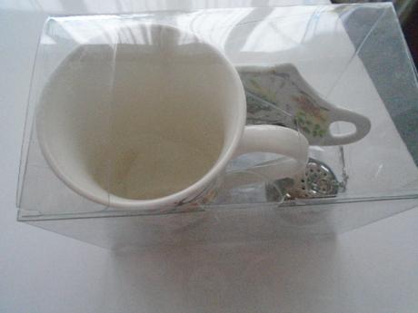 Hrnek 340 ml banquet čajová sada sítko, 