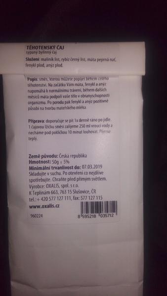 Těhotenský čaj, je vhodný do 2. trimestru?