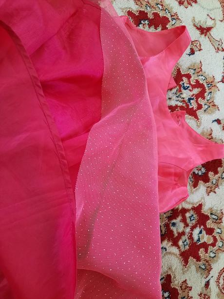 Tylové třpytivé šaty, h&m,98