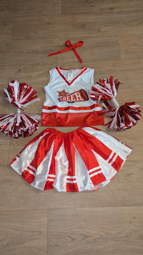 Ka498 kostým roztleskávačka na 10 - 12 let, 