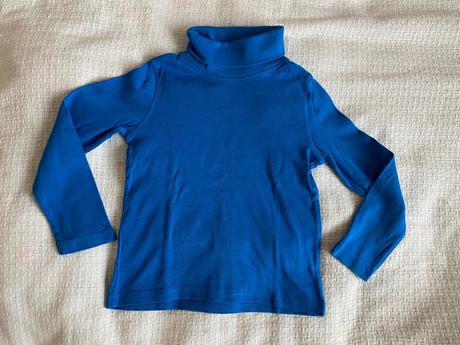 Modrý rolák vel .98/104/3-4r, lupilu,104