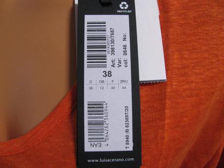 Dámská krásná lososová halenka luisa cerano, 38