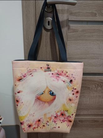 Velká kabelka shopper dara bags dušinky,