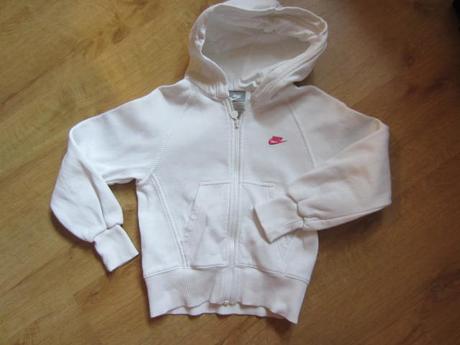 Bílá klokánková mikina, nike,128