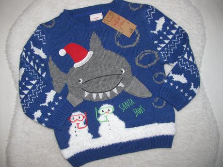 Chlapecký svetr s vánočním motivem, 86