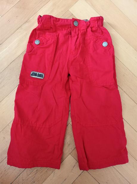 Kalhoty podšité bavlnou 92, 92