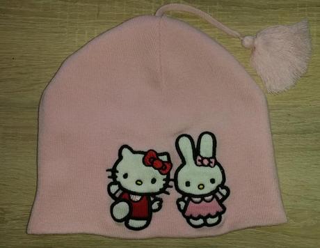 Růžová čepice s hello kitty vel. 6-8 let, sanrio