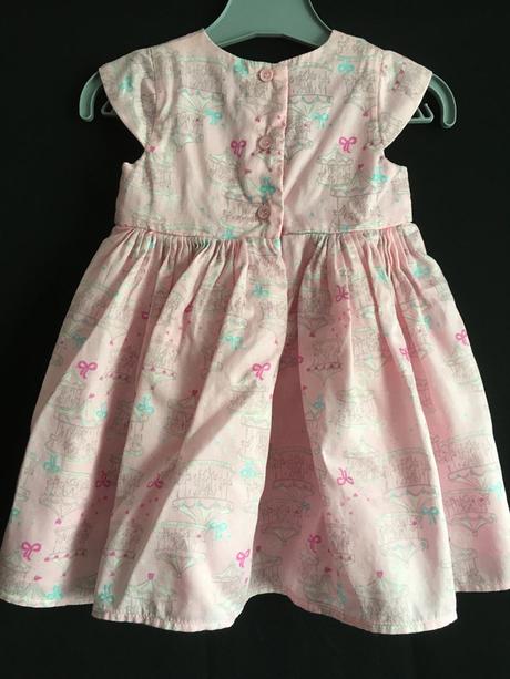 Vel. 68 růžové šatičky s podšívkou, 68