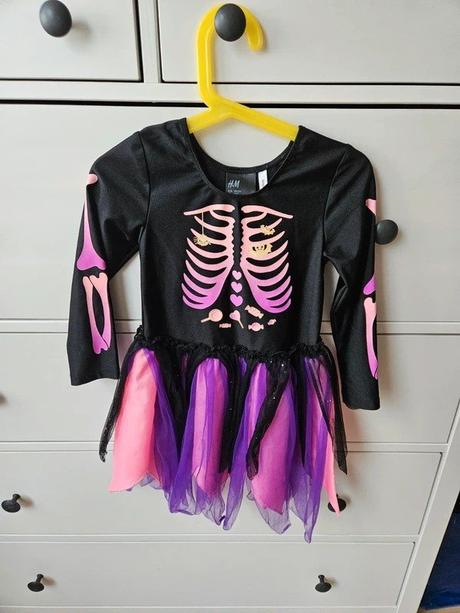 Kostým kostlivec h&m, vel. 98/104, 