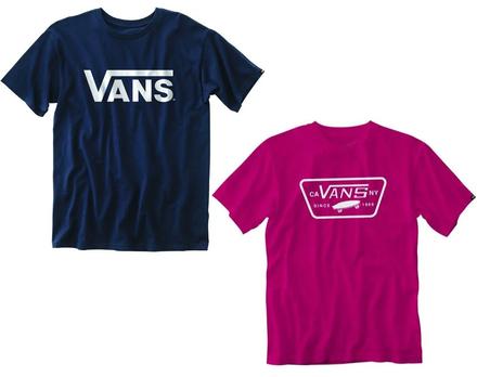 Tričko vans vel. l tmavě modré / malinové, l