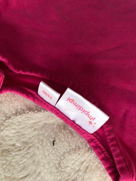 2 trička dlouhý rukáv velikost 74 až 80, h&m,74