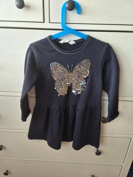 Mikinové šaty h&m, vel. 104, h&m,104