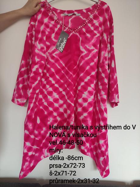 Šaty -tunika-vel 46-48, 46